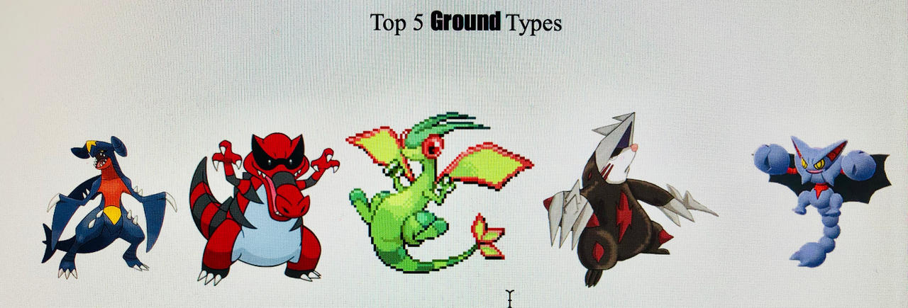 Ground Types Images Top 5 Ground Types by Moneybam on DeviantArt