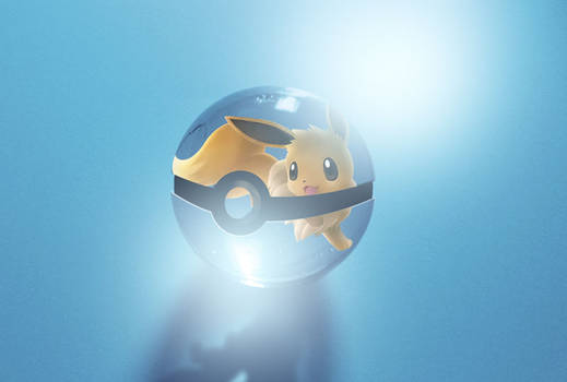 Pokemon - glass pokeball