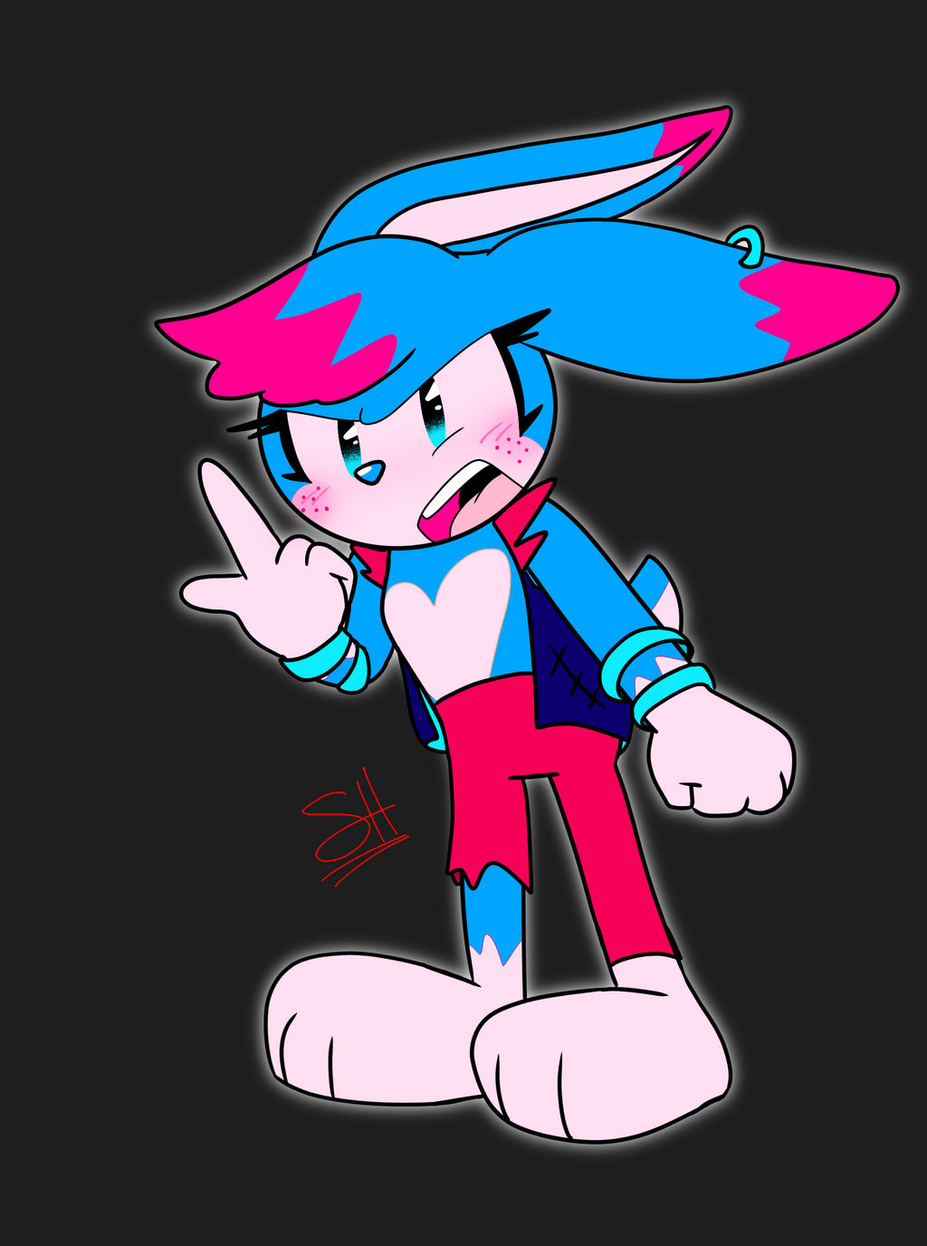 Nifty Rabbit Lapis Rabbit (Deltarune OC) by Niftysupermario56 on DeviantArt