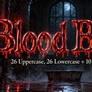Blood Bath – Dripping Blood Alphabet PNGs | Uppercase, Lowercase & Numbers