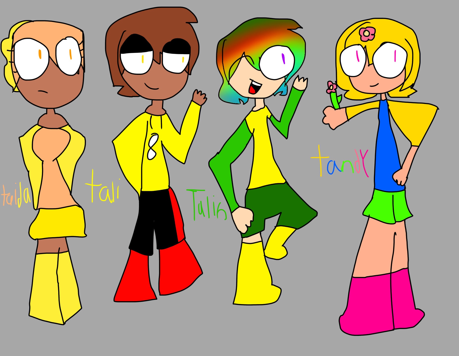 Numberblocks as humans by sussyforain on DeviantArt