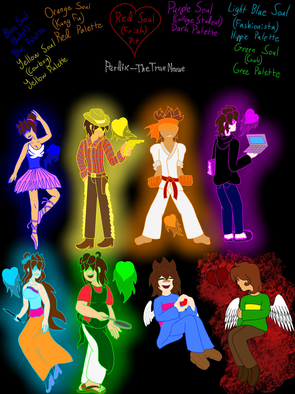The Eight Human Souls By Ivansonicstory On Deviantart