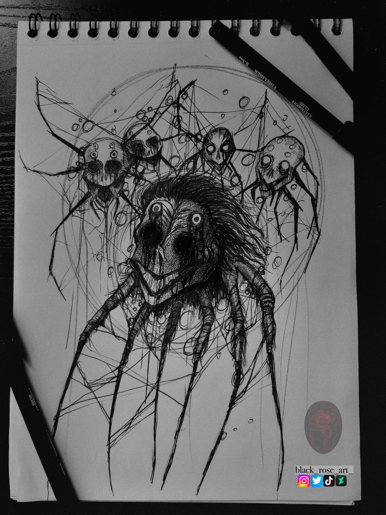 Deviantart Spider Avatar SPIDERS by ladyblackroseart on DeviantArt