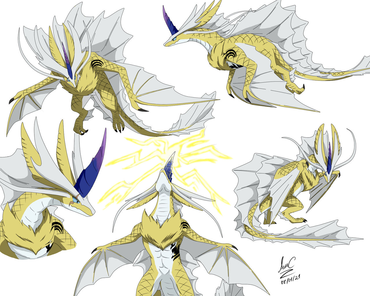 Laxus Dragon Form By Lightfury96 On Deviantart