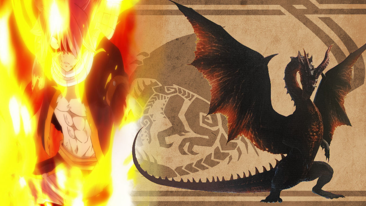 Natsu human and dragon form by LightFury96 on DeviantArt