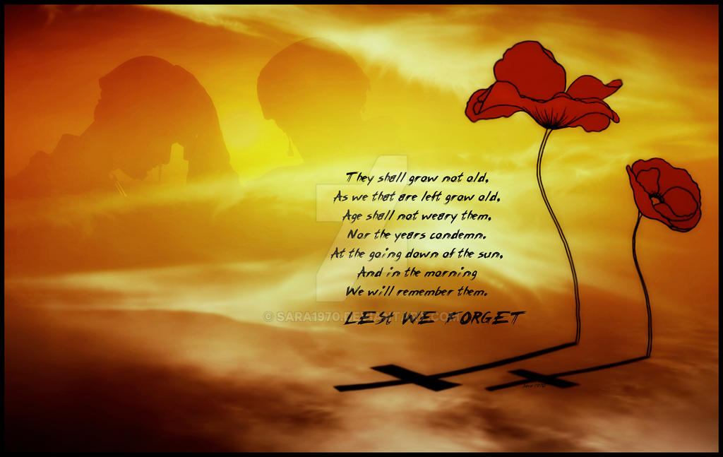 Lest We Forget