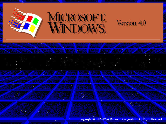 Windows 1994 Microsoft Windows 4.0 (1994) by Luigi2012SM64 on DeviantArt