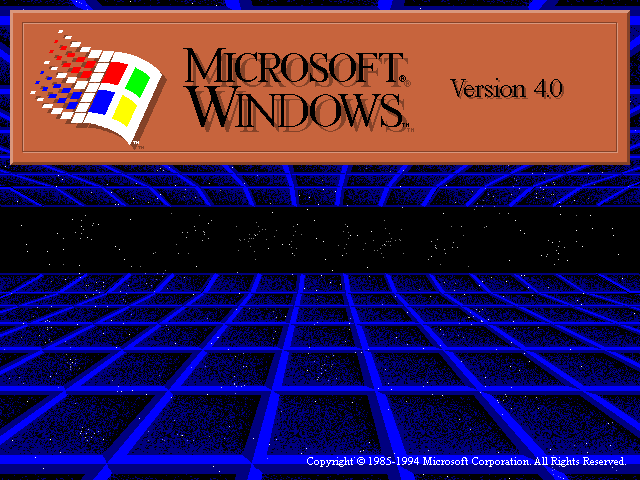 Microsoft Windows 4.0 (1994) by Luigi2012SM64 on DeviantArt