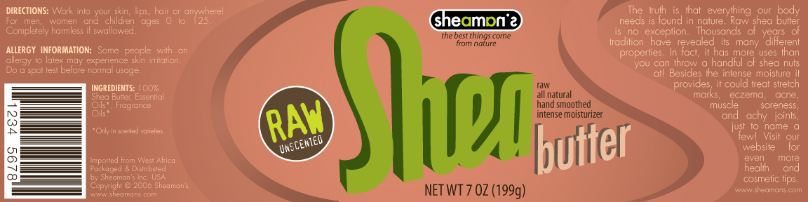 Sheaman's Raw Shea Butter