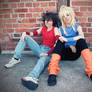 Seiya and Hyoga