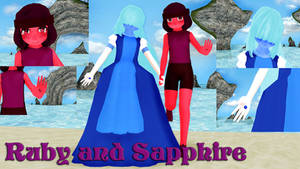 Ruby and Sapphire MMD Model Dl