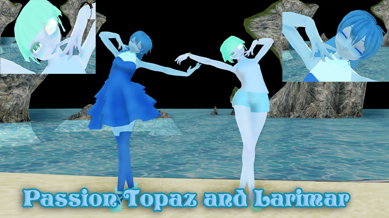 Passion Topaz and Larimar MMD Model DL