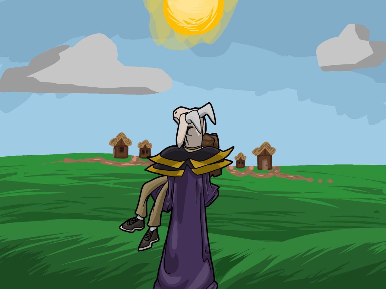 Asriel and Chara by whatthehe1l0reo on DeviantArt