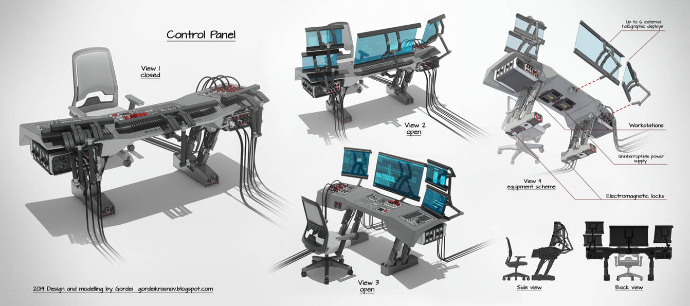 Control panel layout by gordeikrasnov on DeviantArt