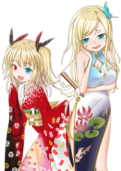 Kobato Hasegawa and Sena Kashiwazaki