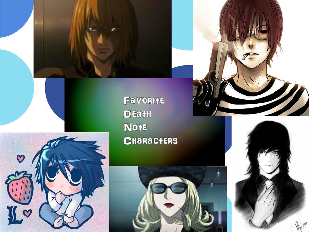 Favorite Death Note Characters by HuntingFire2001 on DeviantArt