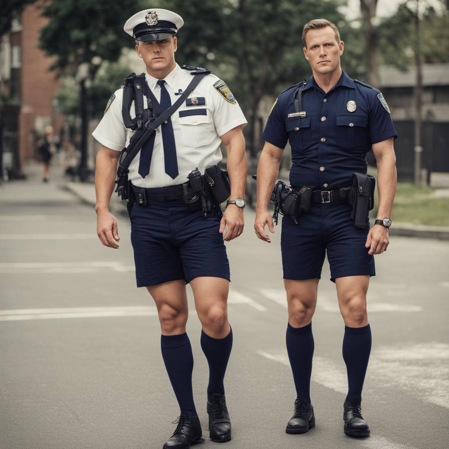 Police Using Shorts Handsome policemen in shorts and navy kneesocks by cap-canuk on DeviantArt