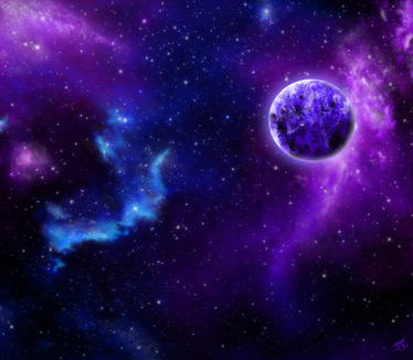 Violet galaxy
