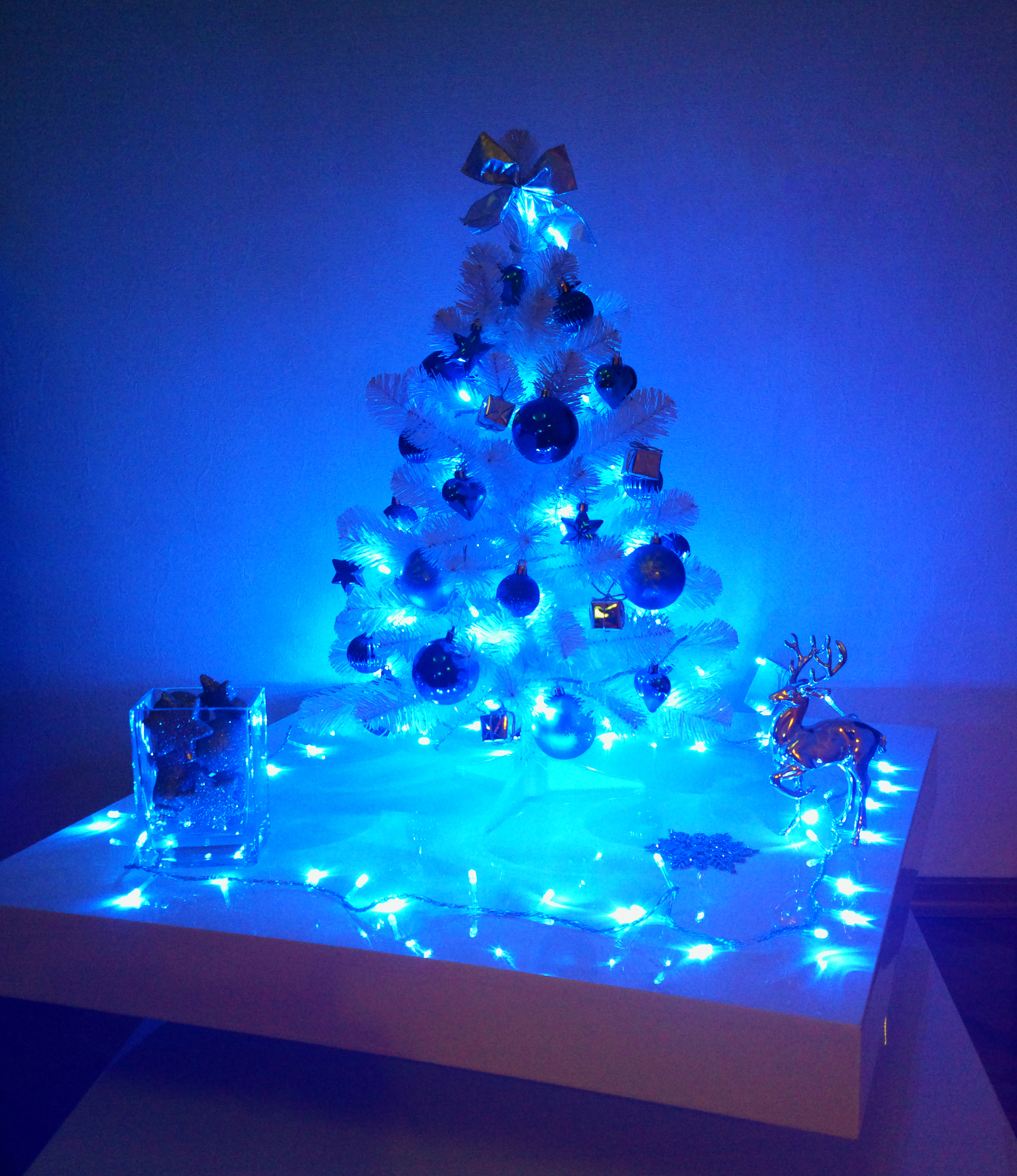 Blue Christmas tree