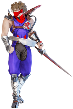 Reboot Strider Hiryu Render