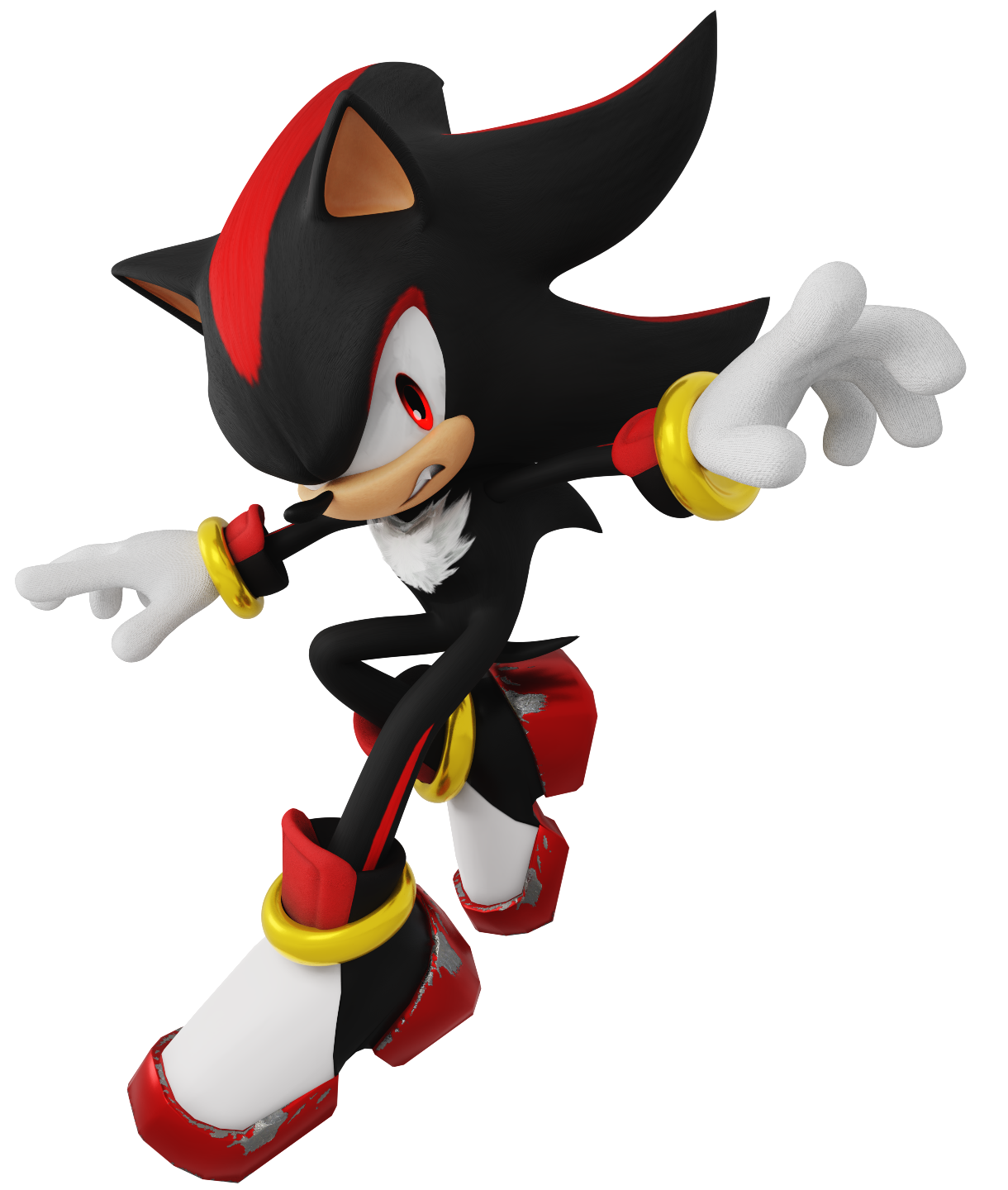 Shadow The Hedgehog Render, HD Png Download - vhv