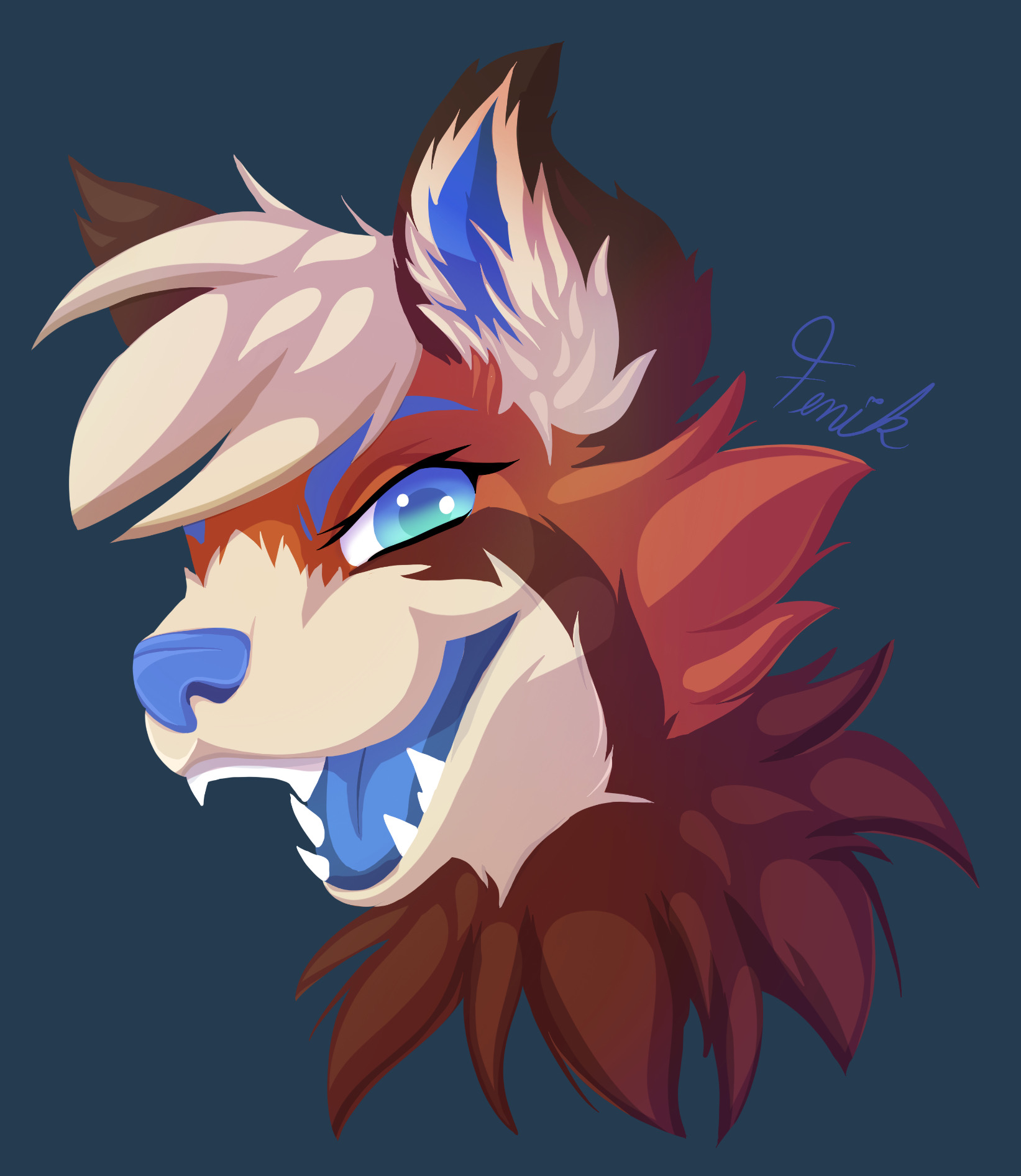 Furry pfp by freakyfenik on DeviantArt