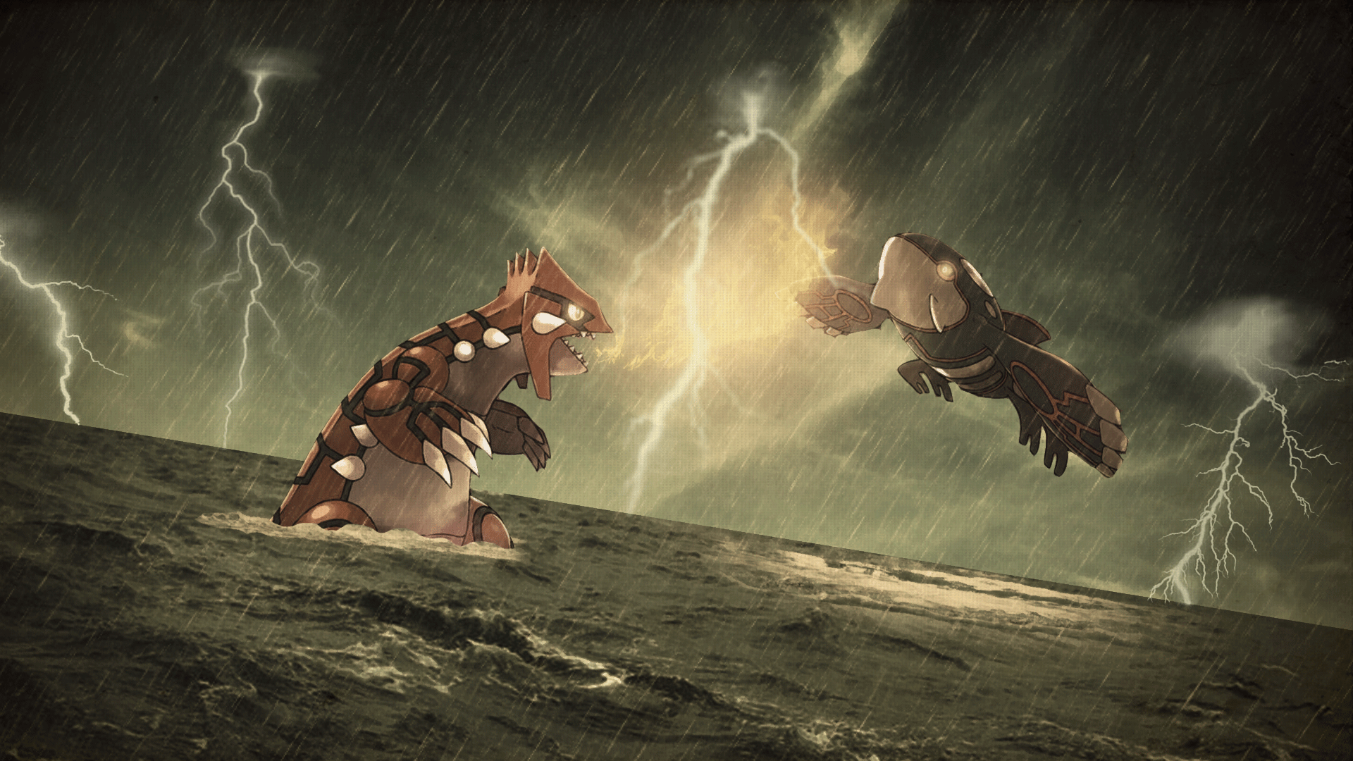 Groudon Vs. Kyogre