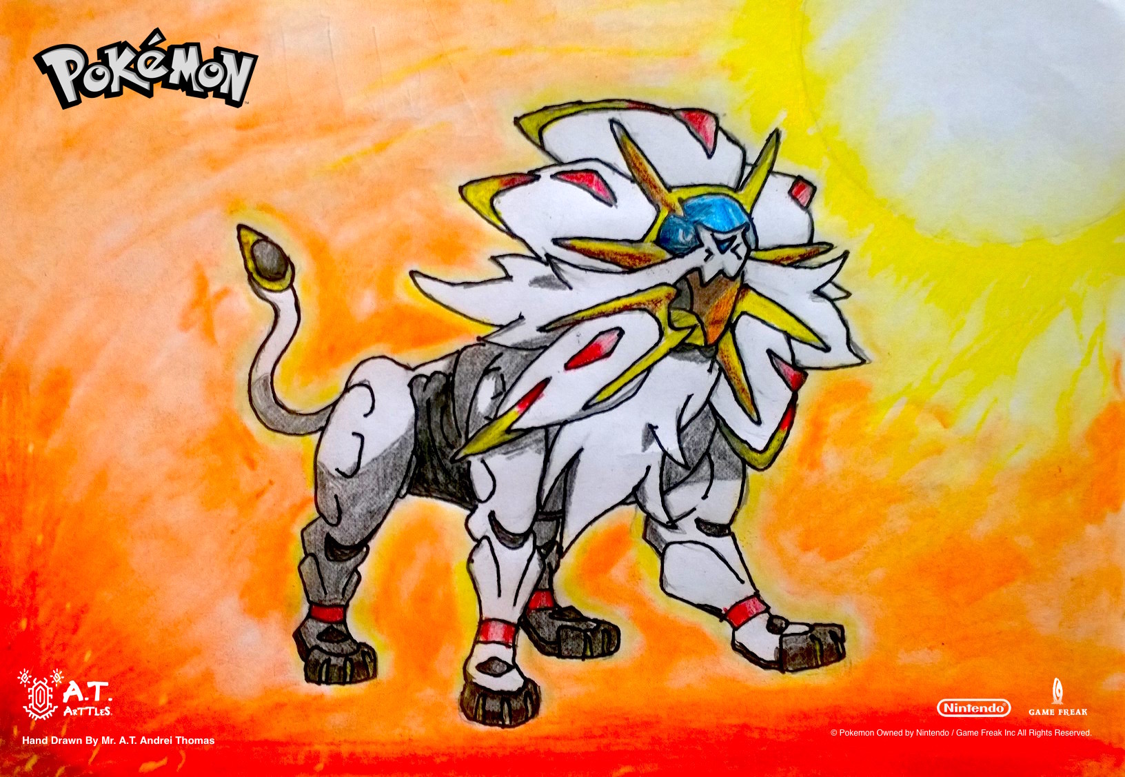 Shiny Solgaleo - Drawing by Tomycase by mooparr on DeviantArt