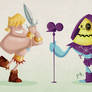 He Man and Skeletor