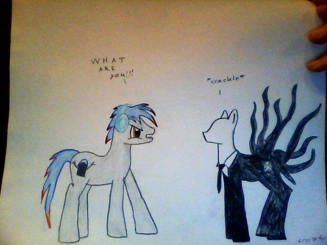 Mlp Slender Slender Pony by vonbonstrangle on DeviantArt