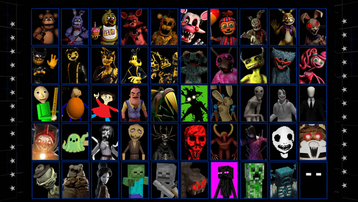 Indie Horror Games Custom Night by LiterallyJustVibing on DeviantArt