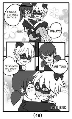 Miraculous AU A Miraculous Love Story Page 48(End)