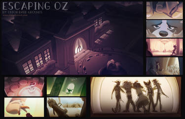 Final Illustration Board: Escaping Oz