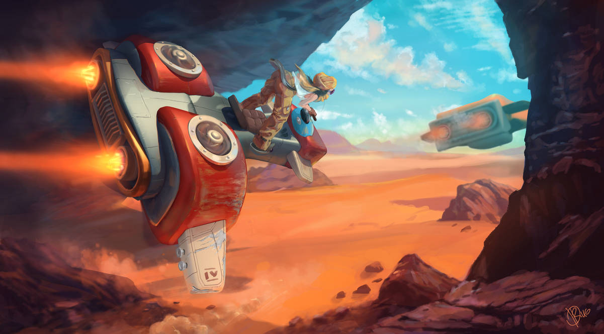 Race on Tatooine by ya-dr Race on Tatooine by ya-dr