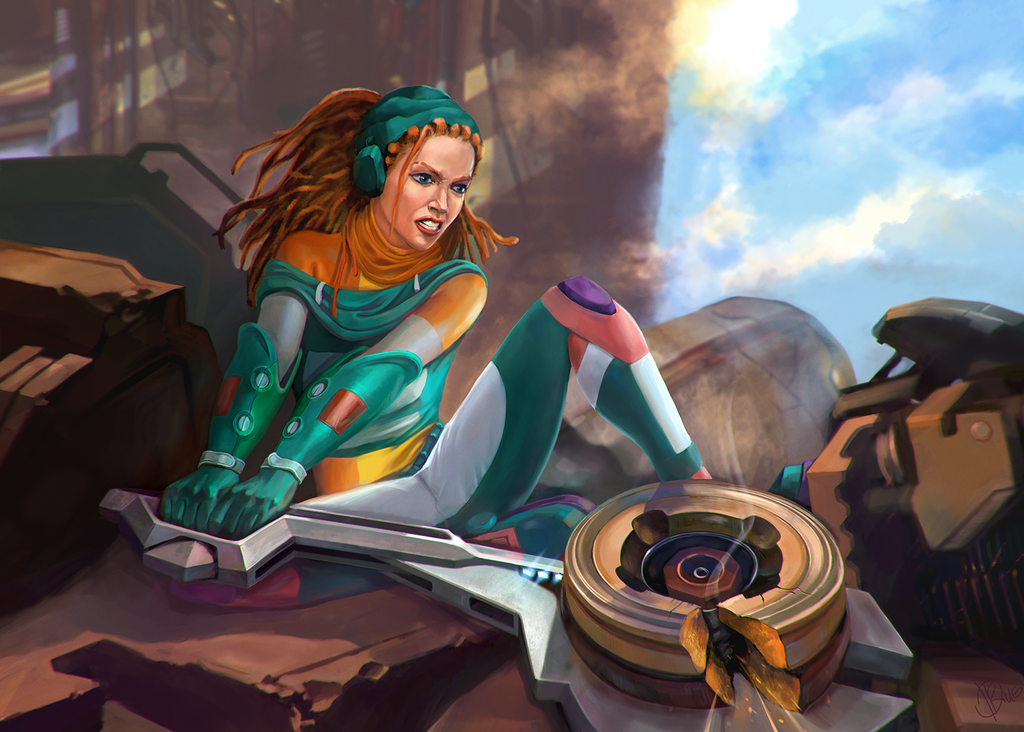 Girl mechanic by ya-dr Girl mechanic by ya-dr