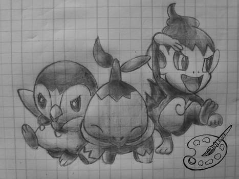 chimchar or turtwig or piplup?