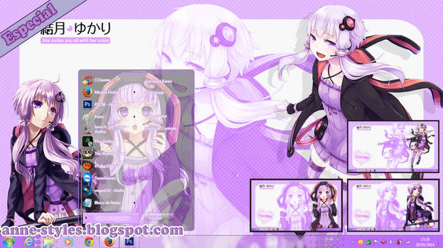 Theme Yuzuki Yukari version 2 Win 7