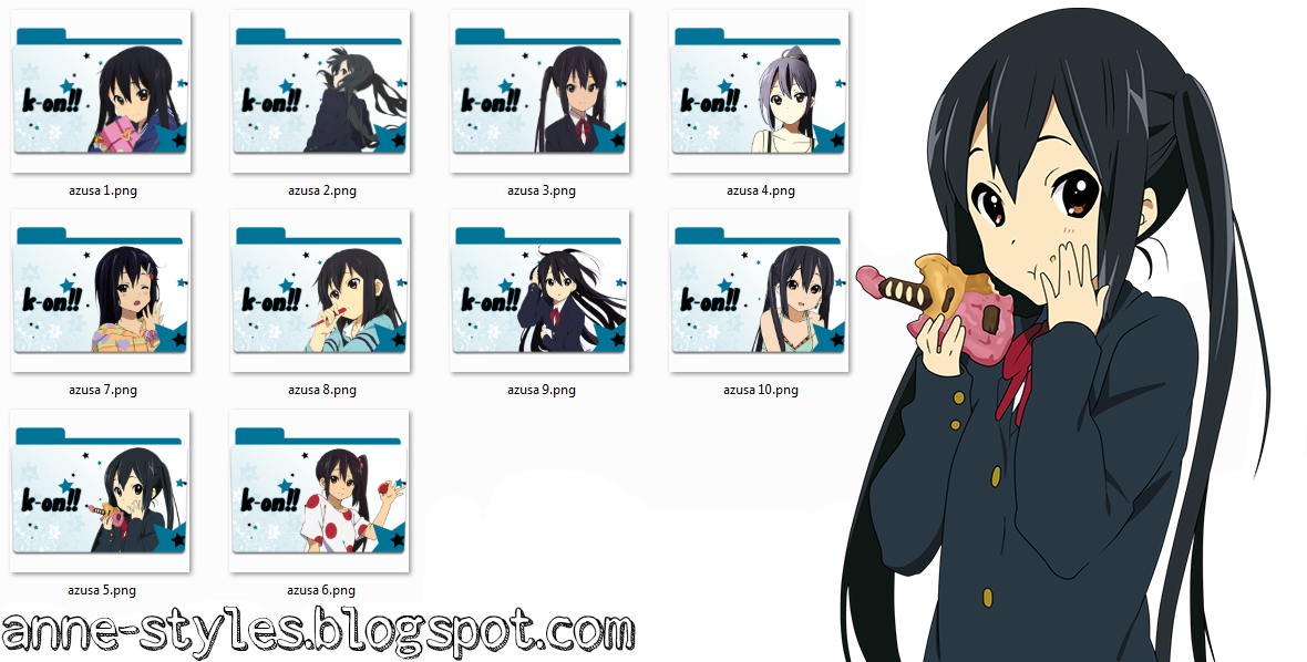 Pack Icons Azusa Nakano