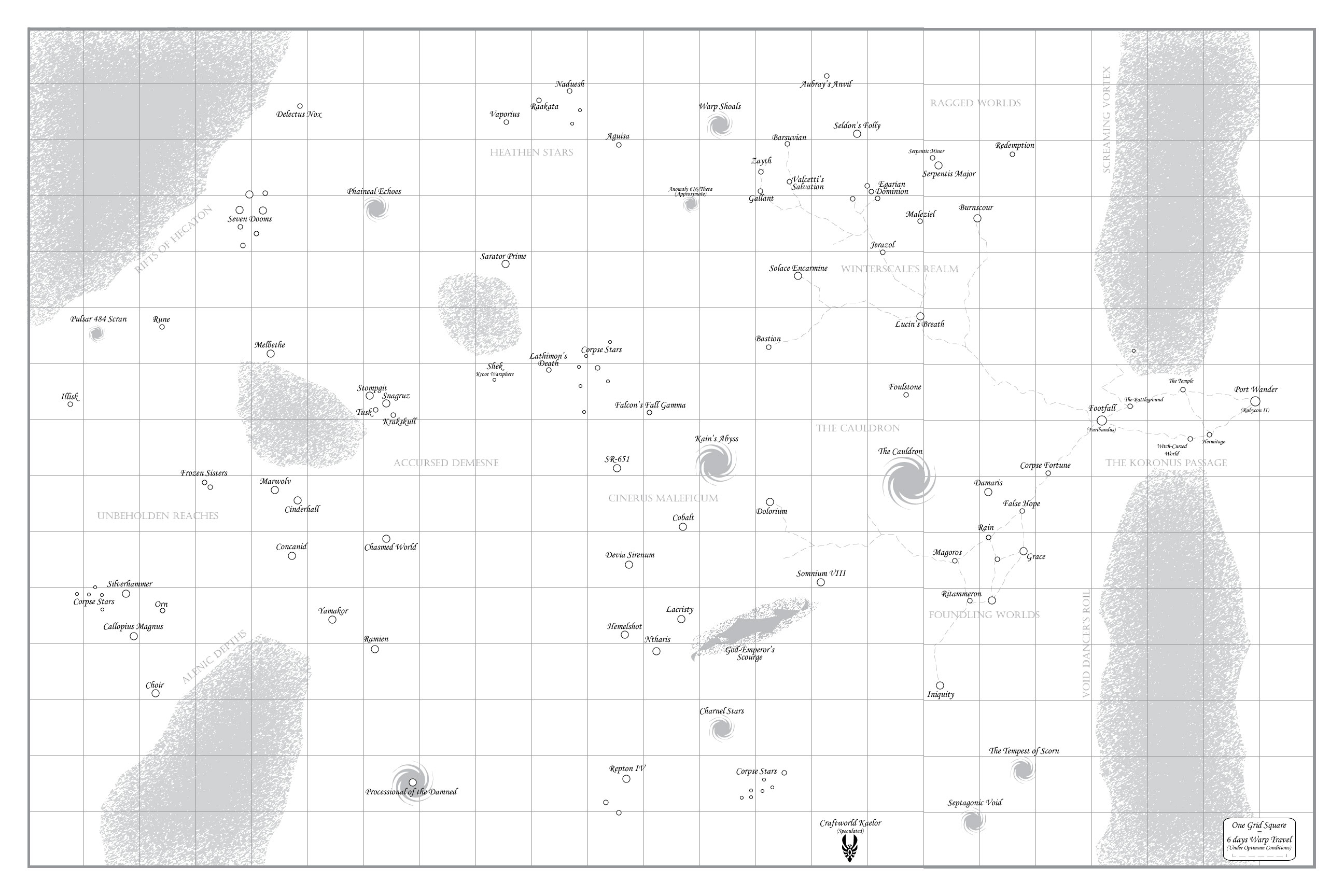 Koronus Expanse Map