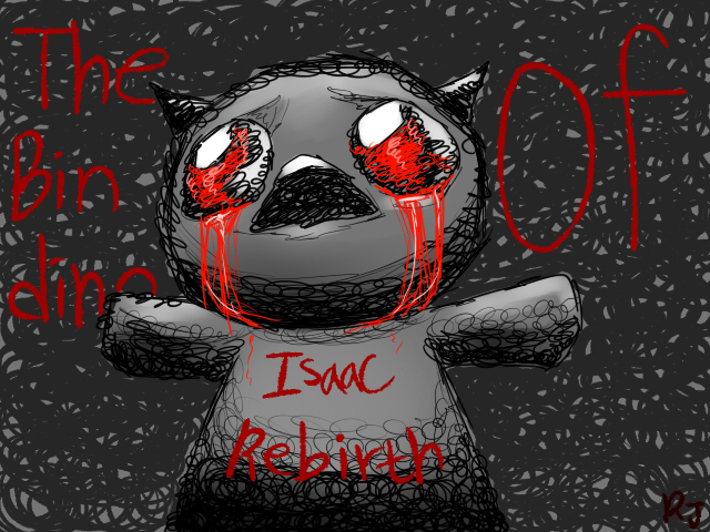 The binding of isaac:Rebirth fan art!