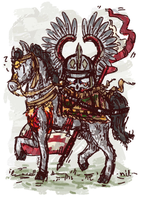 another one of them husaria by PolandLithuaniaball on DeviantArt