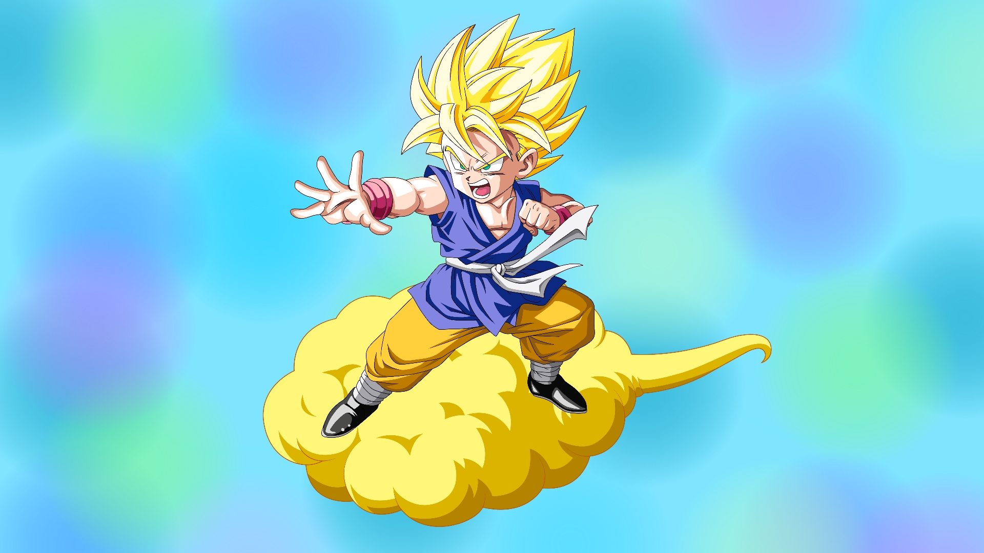 Goku Ssj - Nube Voladora by SuperAgua on DeviantArt