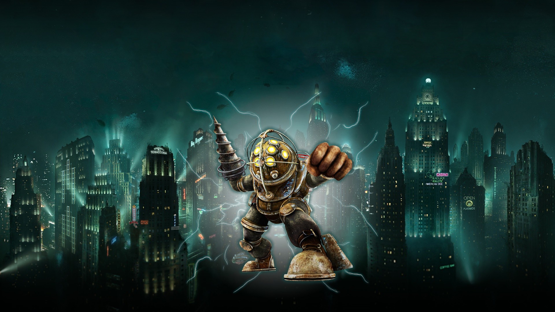 Big Daddy - Bioshock Wallpaper by SuperAgua on DeviantArt