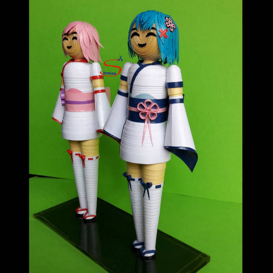 Rem And Ram Papercraft at Armand Dunn blog