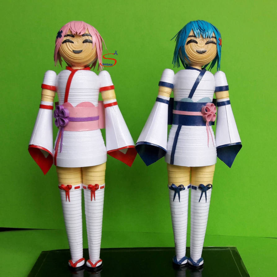 Rem And Ram Papercraft at Armand Dunn blog