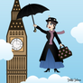 Mary Poppins Over London