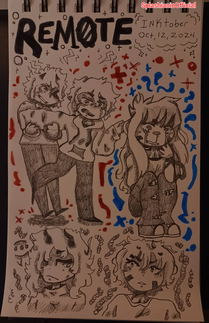 Remote Inktober Inktober 12 - Remote by SplashianioOfficial on DeviantArt