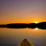 Kayaking on the lakes of mid Finland