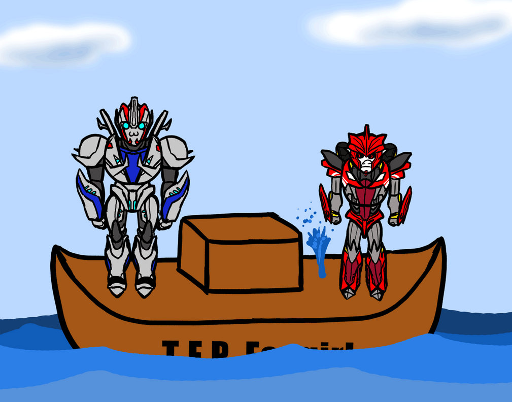 Transforme Sinking Sinking Ship part 2 by Laserbot on DeviantArt