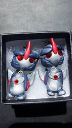 Chibi Chub Earrings: TFP Starscream